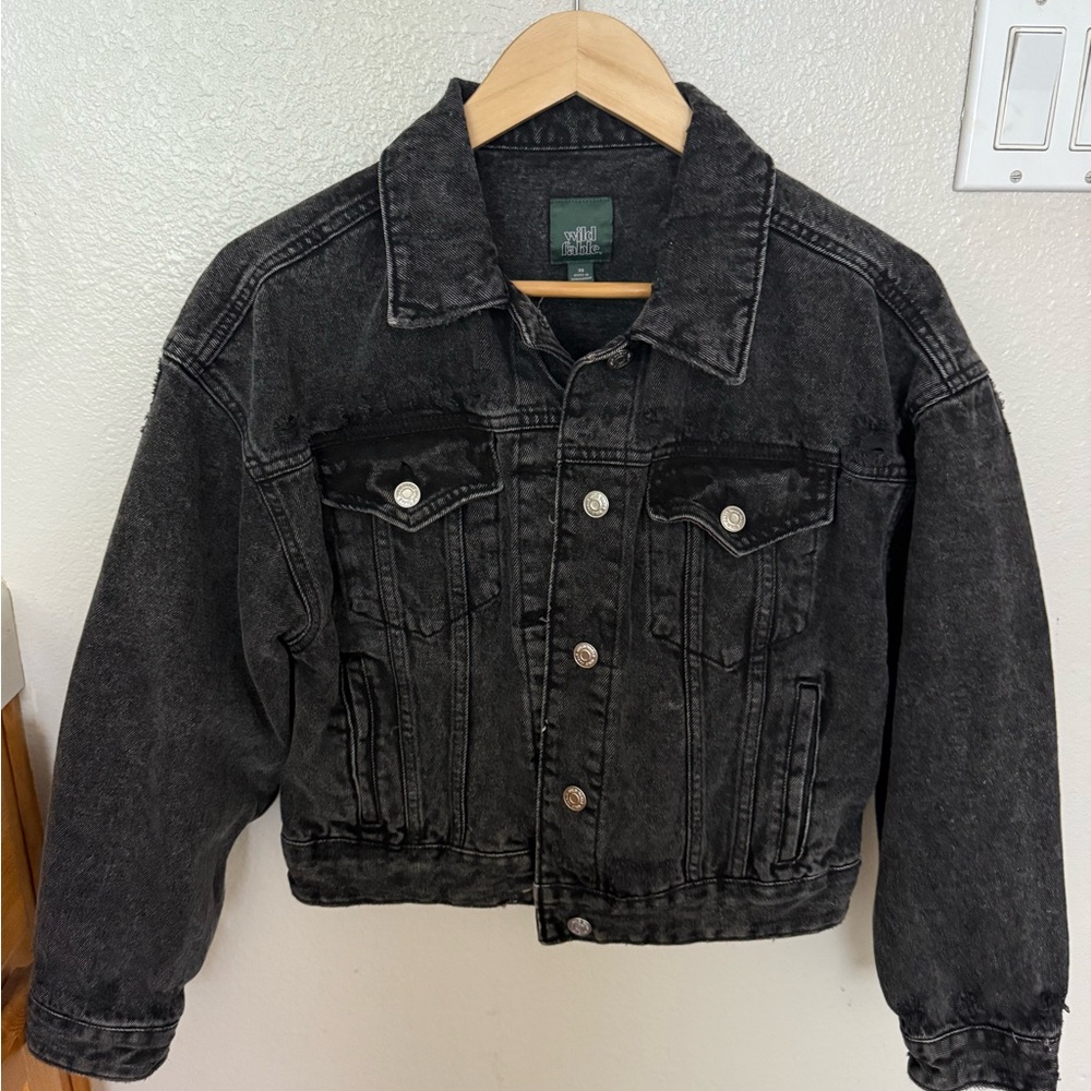 Wild Fable Charcoal Denim Jacket